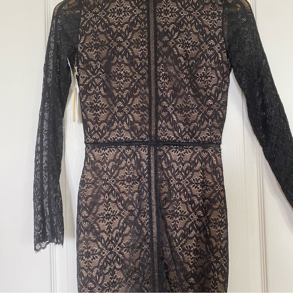Aritzia Wilfred Janvry Black Lace Dress NWT Size 0 - Picture 7 of 11
